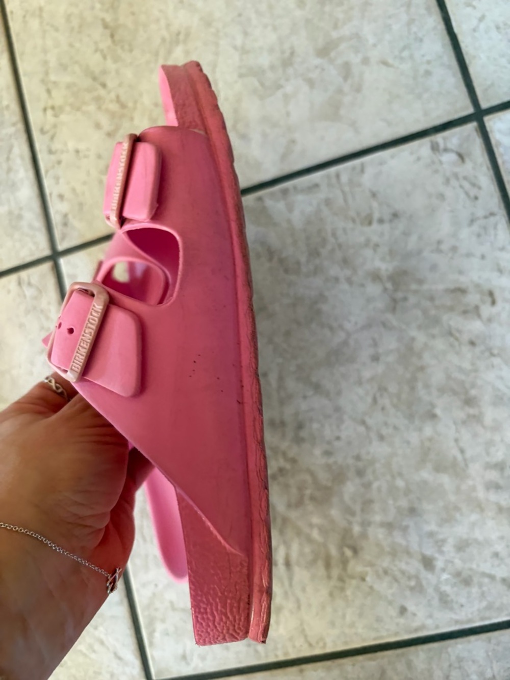 Birkenstock Pink Eva Sandals - Women's Lightweight Slides - Picture 6 of 7